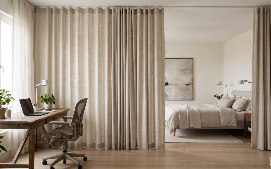 Meer dan raamdecoratie: creëer extra sfeer en privacy met een stoffen room divider